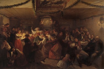 Svatební večírek z Vingåker, 1857 od Josef Wilhelm Wallander