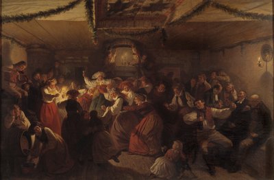 Svatba ve Vingåker, 1857. od Josef Wilhelm Wallander