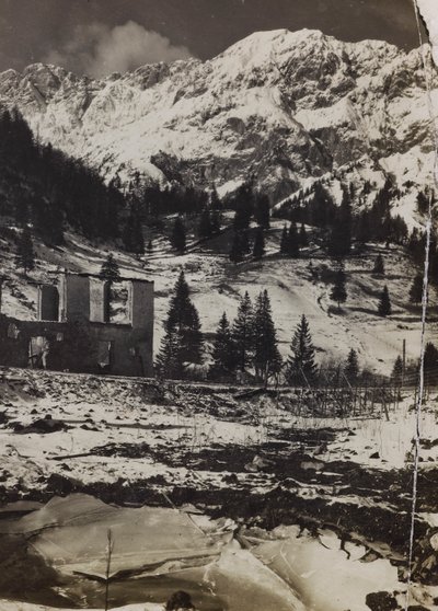 Album "Moje světová válka - vzpomínky na jihozápadní frontu v Korutanech, Itálie, Trentino-Alto Adige) 31.3.1915-12.11. 1918 - Vídeň Josefa Zohleho ": Plöcken (č/b foto) od Josef Zohles