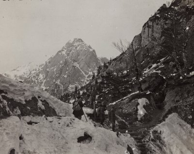 Album "Moje světová válka - vzpomínky na jihozápadní frontu v Korutanech, Itálie, Trentino-Alto Adige) 31.3.1915-12.11. 1918 - Vídeň Josefa Zohleho ": Rosskofel (Monte Cavallo) ( od Josef Zohles