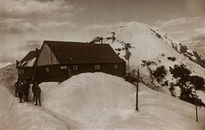 Album "Moje světová válka - vzpomínky na jihozápadní frontu v Korutanech, Itálie, Trentino-Alto Adige) 31.3.1915-12.11. 1918 - Josef Zohles Vídeň ": vojenská kasárna (č/b foto od Josef Zohles