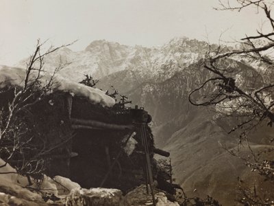 Album "Moje světová válka - vzpomínky na jihozápadní frontu v Korutanech, Itálie, Trentino-Alto Adige) 31.3.1915-12.11. 1918 - Josef Zohles Vídeň ": uprchlická armáda v Brisii ( od Josef Zohles