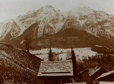 Album "Moje světová válka - vzpomínky na jihozápadní frontu v Korutanech, Itálie, Trentino-Alto Adige) 31.3.1915-12.11. 1918 - Vídeň Josefa Zohleho ": Lesachtal (č/b foto) od Josef Zohles