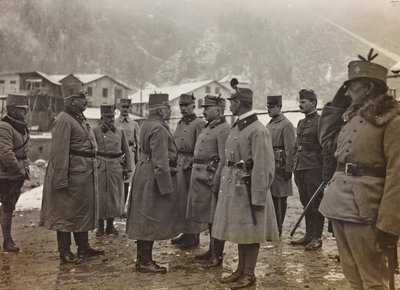 Album "Moje světová válka - vzpomínky na jihozápadní frontu v Korutanech, Itálie, Trentino-Alto Adige) 31.3.1915-12.11. 1918 - Vídeň Josefa Zohleho ": arcivévoda Frederick z od Josef Zohles