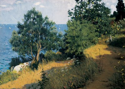 Vilassarské pobřeží Obraz od Joan LLIMONA i BRUGUERA (1860-1926) Olej na plátně. Barcelona, ​​muzeum Montserrat. od Josep Llimona Bruguera