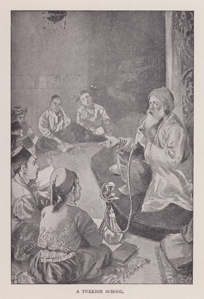Turecká škola (litho) od Joseph (after) Finnemore
