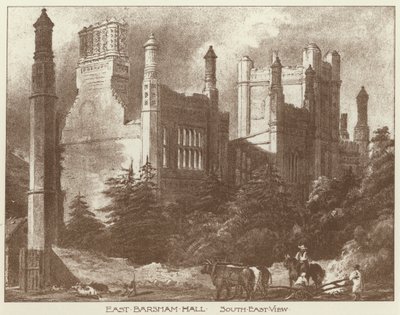 East Barsham Hall, Norfolk (Litho) od Joseph (after) Nash