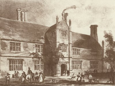 Thorpland Hall, Norfolk (litho) od Joseph (after) Nash