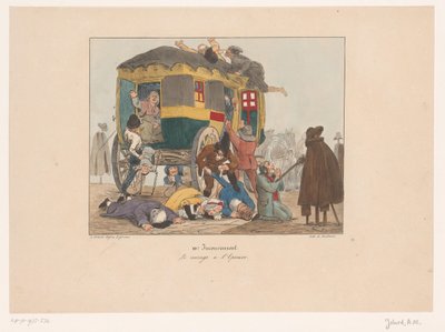 Omnibus s cestujícími je vykraden Le odvahu à l