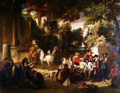 Fete Champetre (olej na plátně) od Joseph Anne Leroy