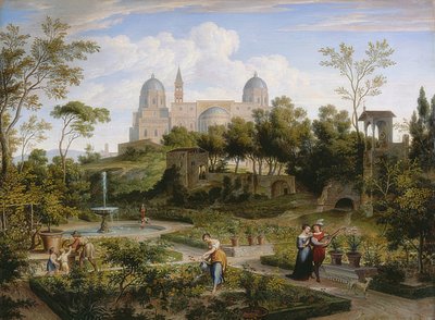 Santa Maria Maggiore v Římě 1808 od Joseph Anton Koch