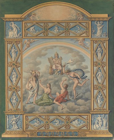 Týdenní kalendář, 1822. od Joseph Anton Koch