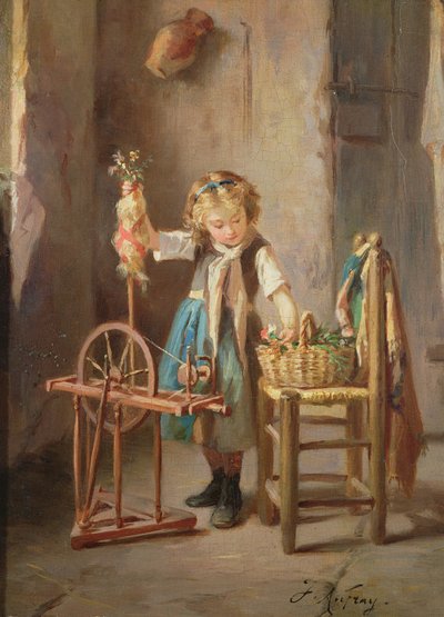 U kolovratu (panel) od Joseph Athanase Aufray