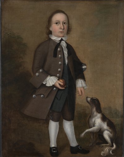 Jeremiáš Belknap, c. 1758 (olej na plátně) od Joseph Badger