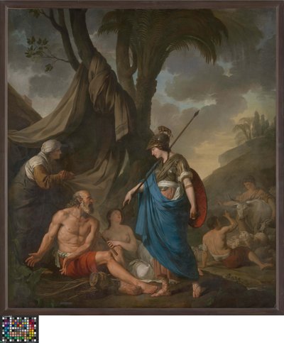 Erminia a pastýři (podle Torquata Tassa) od Joseph Benoît Suvée