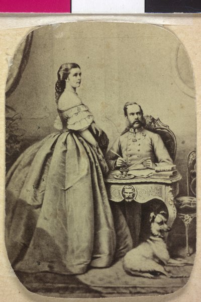 František Josef I. a Alžběta Rakouská od Joseph Bermann