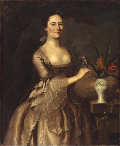 Portrét ženy od Joseph Blackburn