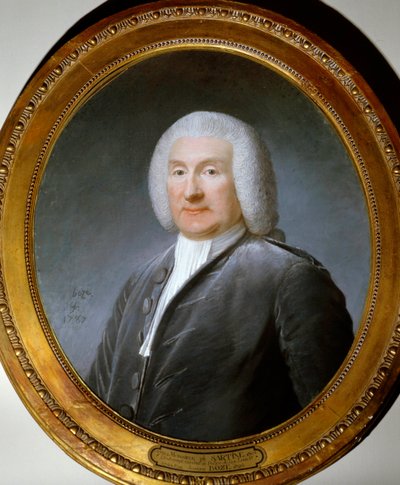 Portrét Antoine de Sartine (1729-1801) policejního poručíka Ludvíka XV. Malba akvarelem od Josepha Boze (1744-1826). 1787. Versailles, Zámecké muzeum od Joseph Boze