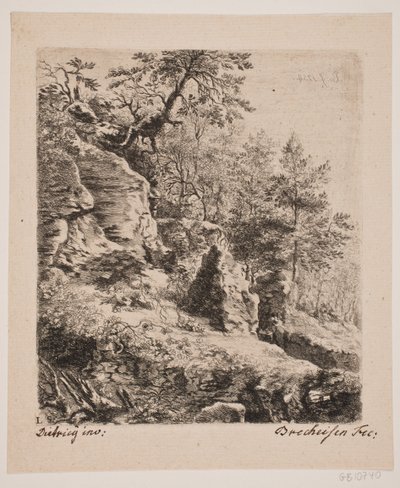 Skalnatá krajina od Joseph Brecheisen
