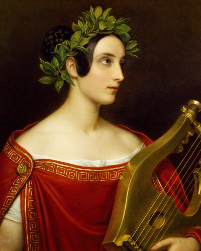 Lady Theresa Spence v roli Sapfó od Joseph Carl Stieler