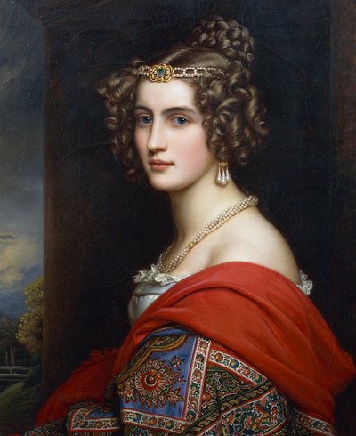Portrét Amálie von Schintling od Joseph Carl Stieler