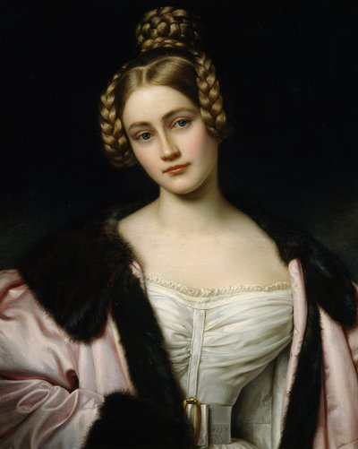 Portrét Caroline Grafin Holnstein (1815-59) od Joseph Carl Stieler
