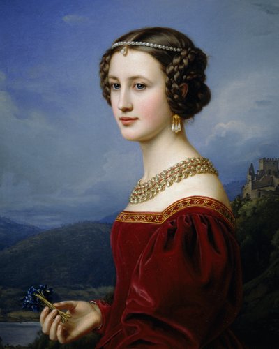 Portrét Cornelie Vetterleinové od Joseph Carl Stieler