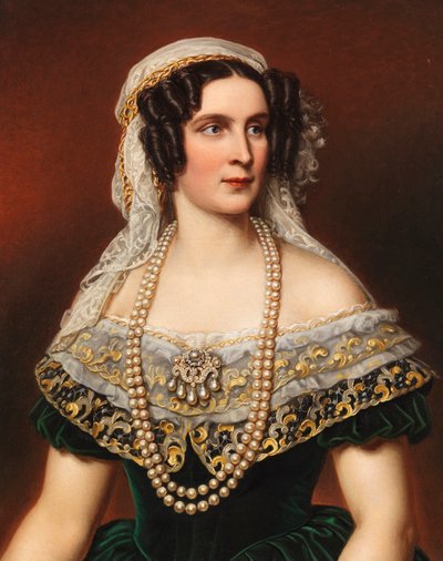 Portrét královny Terezie Bavorské 1792-1854, 1855. od Joseph Carl Stieler