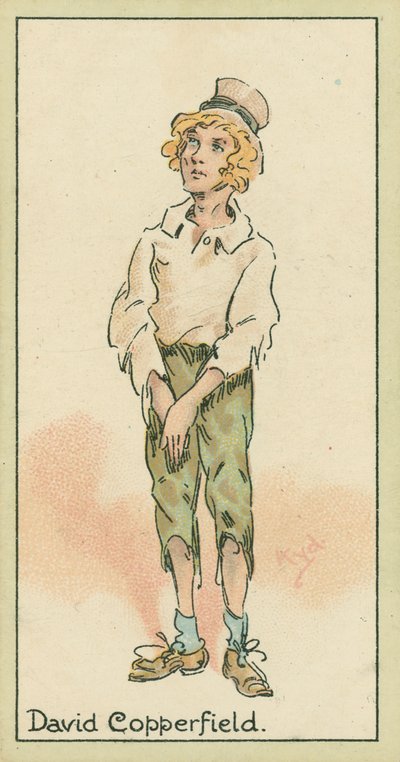 David Copperfield (barevná litografie) od Joseph Clayton (1856-1937) (after) Clarke