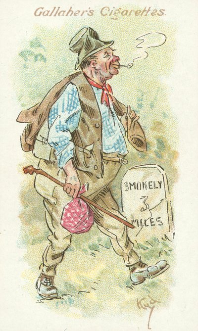 Anhänger des Unkrauts Nr. 3 von Joseph Clayton (1856-1937) Clarke