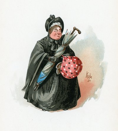 Mrs Gamp, ilustrace z 