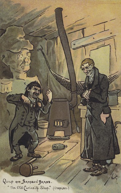 Quilp a Sampson Brass, Obchod se starožitnostmi od Joseph Clayton Clarke