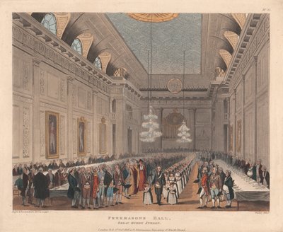 Freemasons Hall, Great Queen Street od Joseph Constantine Stadler