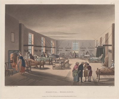 Nemocnice, Middlesex, 1. dubna 1809, 1. dubna 1809. od Joseph Constantine Stadler