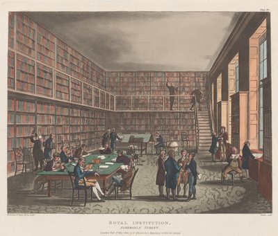 Royal Institution, Albemarle Street, 1. května 1809, 1. května 1809. od Joseph Constantine Stadler