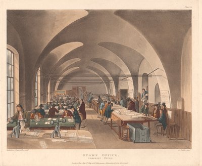 Známkový úřad, Somerset House od Joseph Constantine Stadler