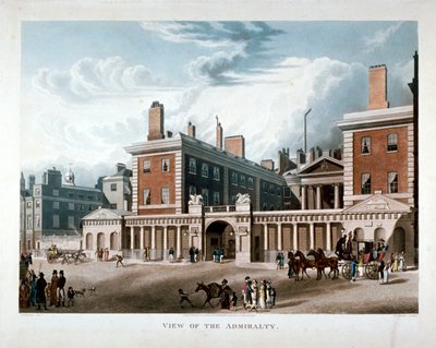 Admiralita, Whitehall, Westminster, Londýn, 1818 od Joseph Constantine Stadler