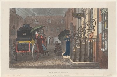 The Departure, from Poetical Sketches of Scarborough, 1813., 1813 od Joseph Constantine Stadler