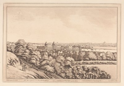 Pohled na Greenwich a proti proudu řeky od Joseph Constantine Stadler