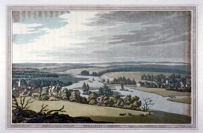 Pohled na Streatley a Goring v Berkshire a Oxfordshire, 1793 od Joseph Constantine Stadler