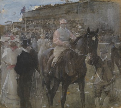 Závodní dráha (akvarel a kvaš) od Joseph Crawhall