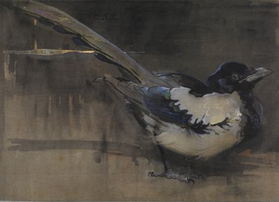 Straka (kvaš na plátně) od Joseph Crawhall