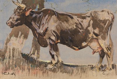 Stará kráva (kvaš na plátně) od Joseph Crawhall