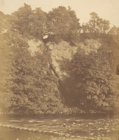 Boltonské převorství. Stepping Stones, 50. léta 19. století. od Joseph Cundall