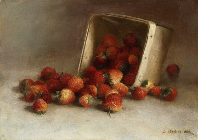 Krabice jahod, 1897 od Joseph Decker