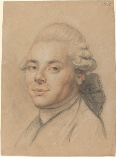 Hlava gentlemana [recto] od Joseph Ducreux