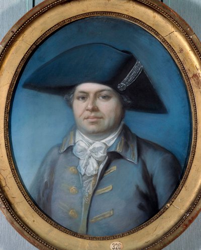 Portrét Georgese Cadoudala (1771-1804) Je jedním z nejznámějších Chouanů. Obraz Josepha Ducreuxe (1735-1802). 18. století. Orleans, Muzeum výtvarných umění od Joseph Ducreux
