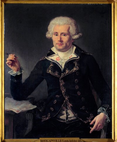 Portrét Louise Antoina, hraběte z Bougainville (1729-1811). Obraz Josepha Ducreuxe (1735-1802). 1793. Rozměr 0,91 x 0,72. Musee du Chateau, Versailles. - Portrét Louise Antoina, hraběte z Bougainville (1729-1811). Obraz Josepha Ducreuxe (1735-1802) od Joseph Ducreux
