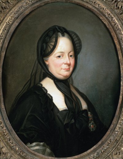 Portrét Marie Terezie Rakouské, císařovny a královny uher a bohémy (olej na plátně od Joseph Ducreux