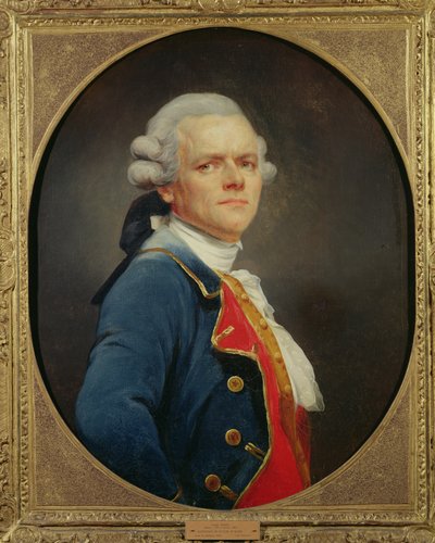 Autoportrét jako námořní důstojník od Joseph Ducreux
